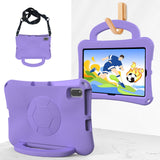 For-Samsung-Galaxy-Tab-S6-Lite-10.4-2020-Handle-Football-Shaped-EVA-Shockproof-Tablet-Case(Light-Purple)