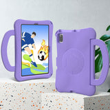 For-Samsung-Galaxy-Tab-S6-Lite-10.4-2020-Handle-Football-Shaped-EVA-Shockproof-Tablet-Case(Light-Purple)
