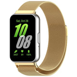 For-Samsung-Galaxy-Fit-3-Milanese-Metal-Steel-Mesh-Watch-Band(Gold)