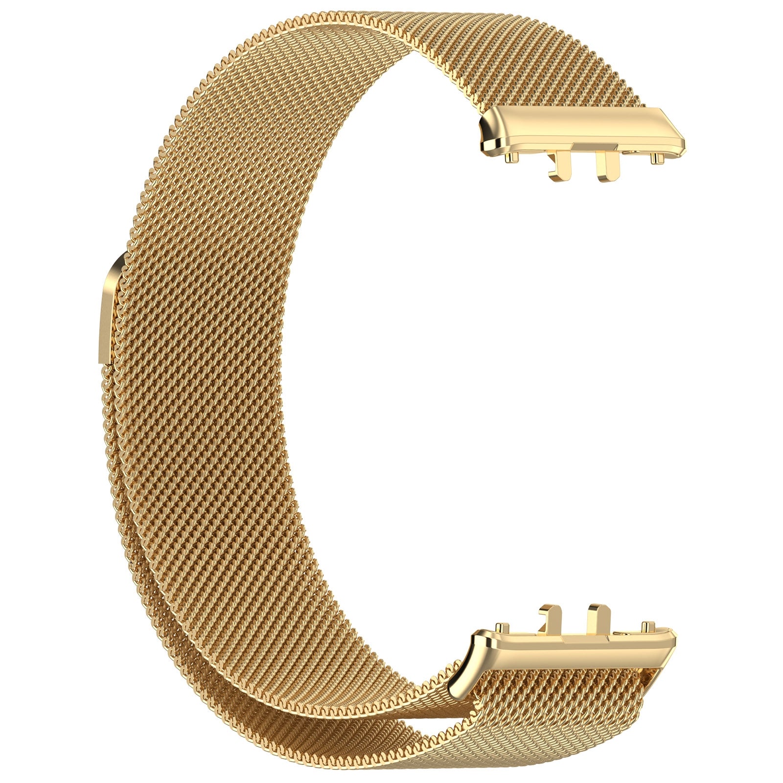 For-Samsung-Galaxy-Fit-3-Milanese-Metal-Steel-Mesh-Watch-Band(Gold)