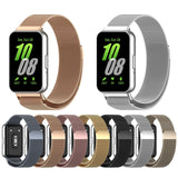 For-Samsung-Galaxy-Fit-3-Milanese-Metal-Steel-Mesh-Watch-Band(Gold)