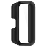 For-Samsung-Galaxy-Fit-3-SM-R390-PC-+-Tempered-Glass-Film-Integrated-Watch-Protective-Case(Black)