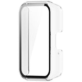 For-Samsung-Galaxy-Fit-3-SM-R390-PC-+-Tempered-Glass-Film-Integrated-Watch-Protective-Case(Transparent)
