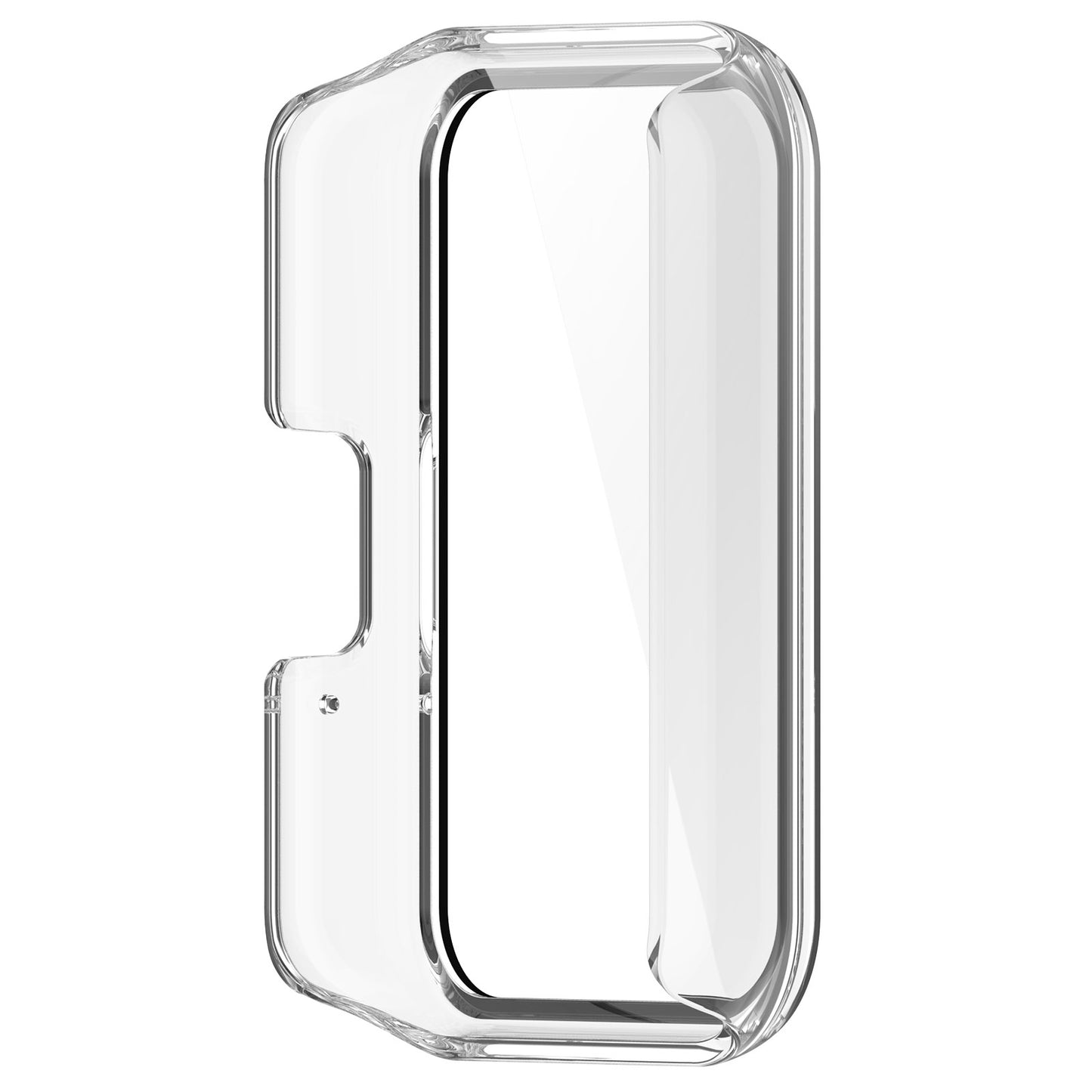 For-Samsung-Galaxy-Fit-3-SM-R390-PC-+-Tempered-Glass-Film-Integrated-Watch-Protective-Case(Transparent)