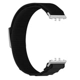 For-Samsung-Galaxy-Fit-3-Nylon-Canvas-Watch-Band(Black)