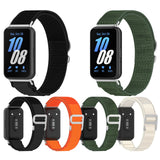 For-Samsung-Galaxy-Fit-3-Nylon-Canvas-Watch-Band(Black)