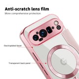 For-Google-Pixel-9-Pro-Shield-MagSafe-RFID-Anti-theft-Leather-Phone-Case(Pink)