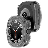 For-Samsung-Galaxy-Watch-Ultra-47mm-/-Ultra-2025-Half-Coverage-Hollowed-PC-Watch-Protective-Cover(Transparent-White)