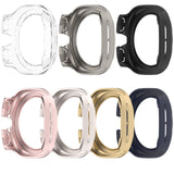 For-Samsung-Galaxy-Watch-Ultra-47mm-/-Ultra-2025-Half-Coverage-Hollowed-PC-Watch-Protective-Cover(Transparent-White)