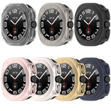 For-Samsung-Galaxy-Watch-Ultra-47mm-/-Ultra-2025-Half-Coverage-Hollowed-PC-Watch-Protective-Cover(Transparent-White)