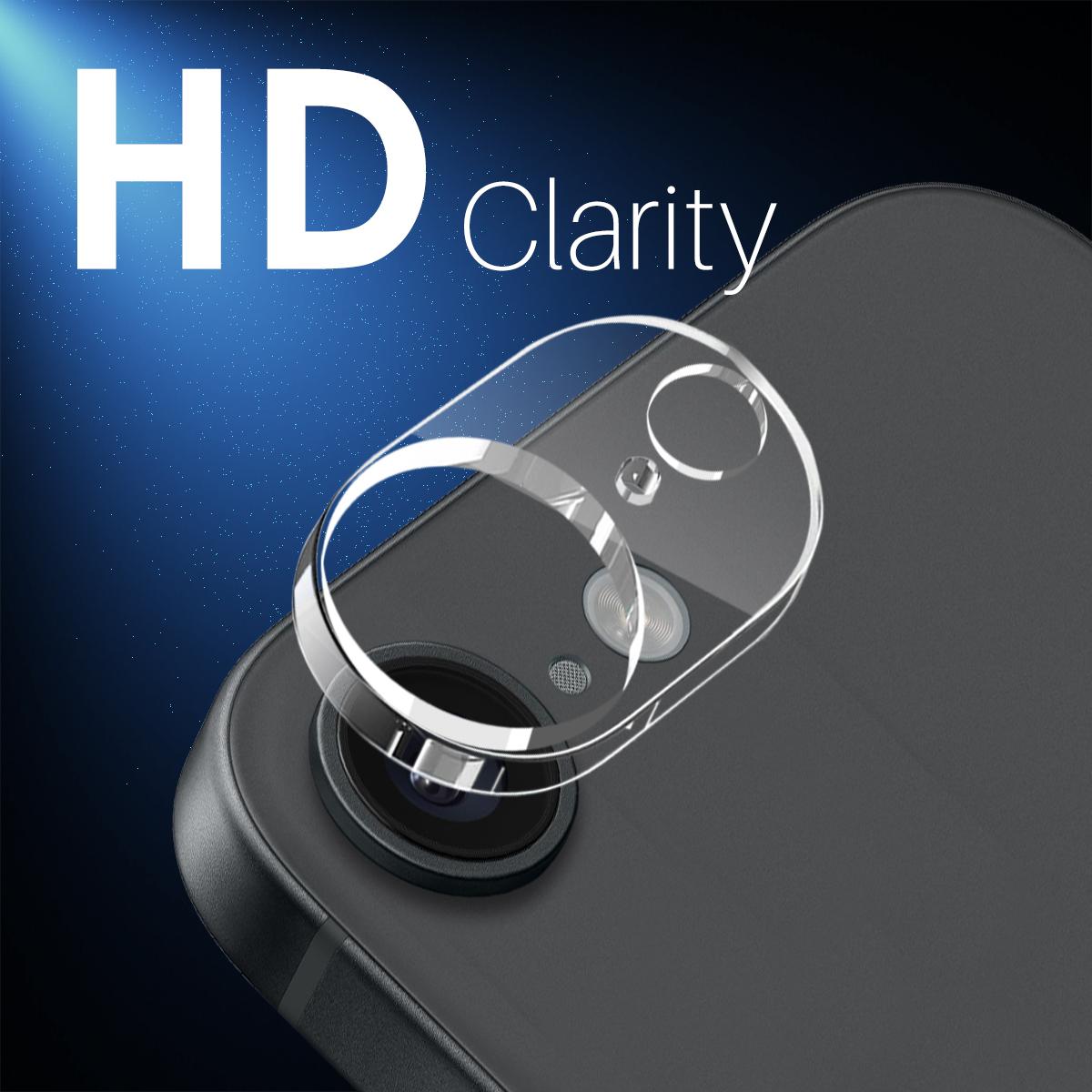 For-iPhone-17e-/-16e-NORTHJO-Camera-Lens-Protector-3D-HD-Tempered-Glass-Film(Clear)