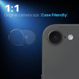 For-iPhone-17e-/-16e-NORTHJO-Camera-Lens-Protector-3D-HD-Tempered-Glass-Film(Clear)