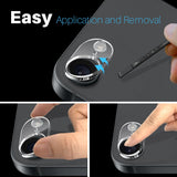 For-iPhone-17e-/-16e-NORTHJO-Camera-Lens-Protector-3D-HD-Tempered-Glass-Film(Clear)