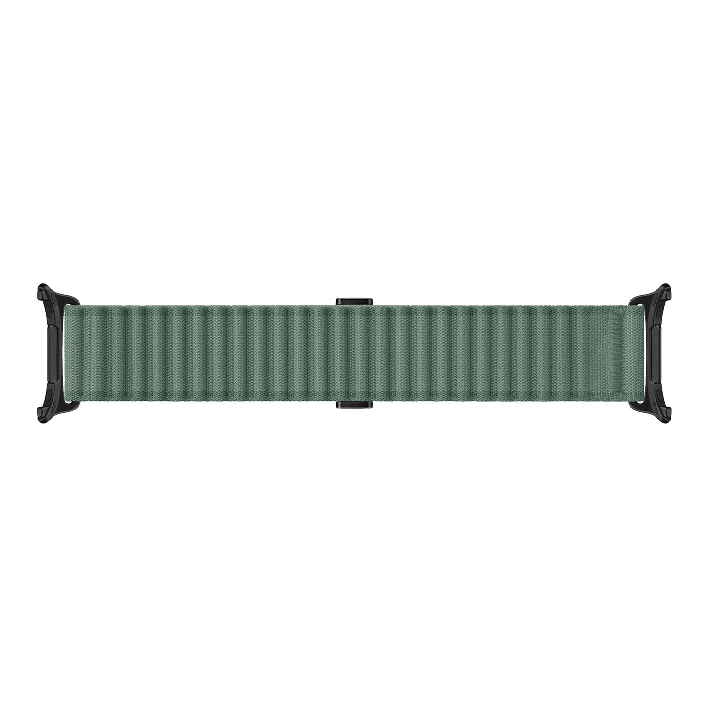 For-Samsung-Galaxy-Watch-Ultra-47mm-Ocean-Style-Magnetic-Buckle-Braided-Watch-Band(Army-Green)