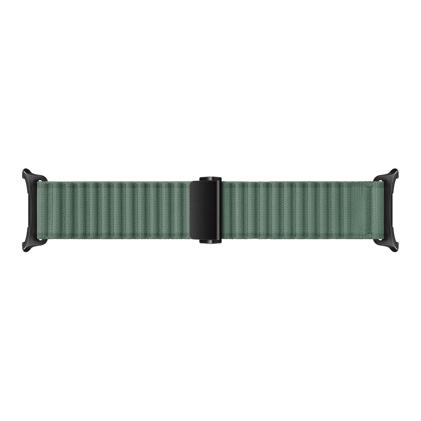 For-Samsung-Galaxy-Watch-Ultra-47mm-Ocean-Style-Magnetic-Buckle-Braided-Watch-Band(Army-Green)