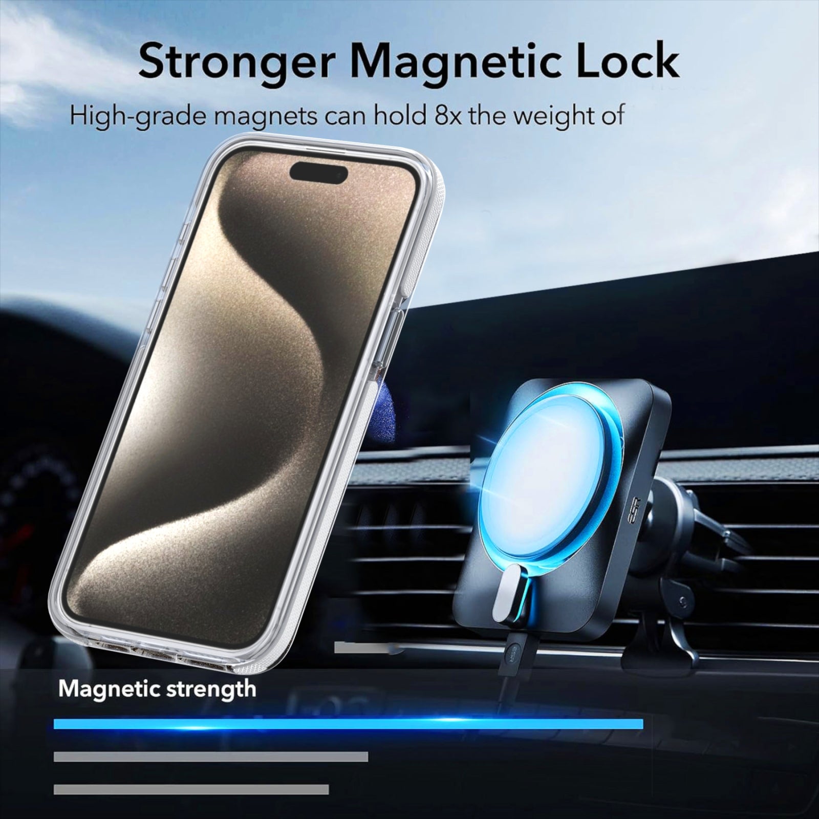 For-iPhone-17e-/-16e-Dual-Color-Gradient-Discolor-MagSafe-Phone-Case(Orange)