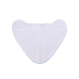 4 PCS Mop Cloth Cover Triangle Twisted Pigtail Mop Replacement Pad for VAX S85-CM(Blue)