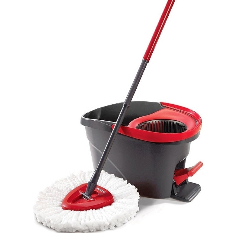 4 PCS Rotating Triangle Cotton Yarn Mop Head Mop Replacement Cloth For O-Cedar/Vileda