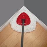 4 PCS Rotating Triangle Cotton Yarn Mop Head Mop Replacement Cloth For O-Cedar/Vileda