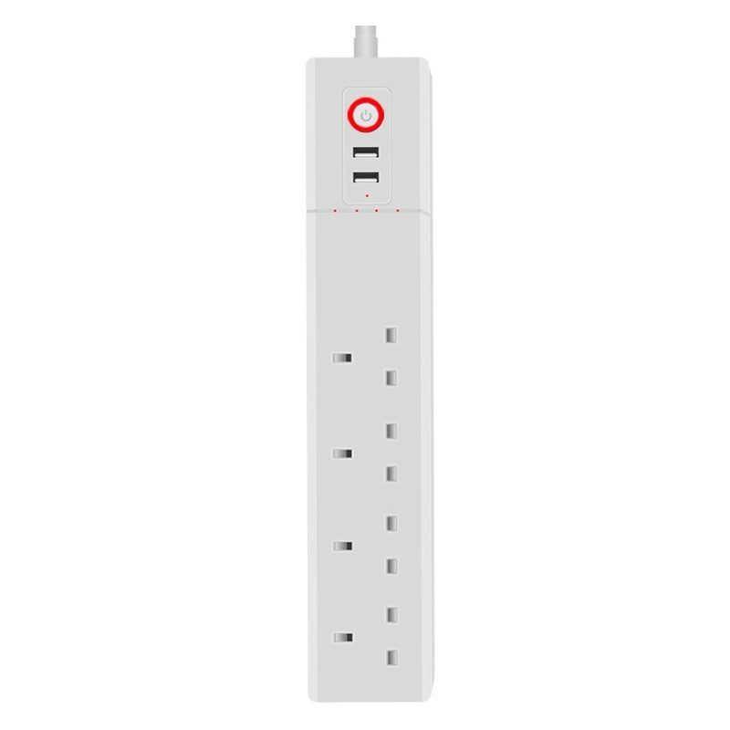 Home Office Wifi Mobile Phone Remote Control Timer Switch Voice Control Power Strip, Line length: 1.5m(UK Plug)
