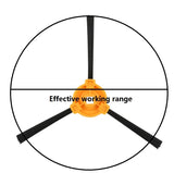 3 PCS Sweeping Robot Accessories Side Brush For Cobos Magic Card CEN360/Magic Card S