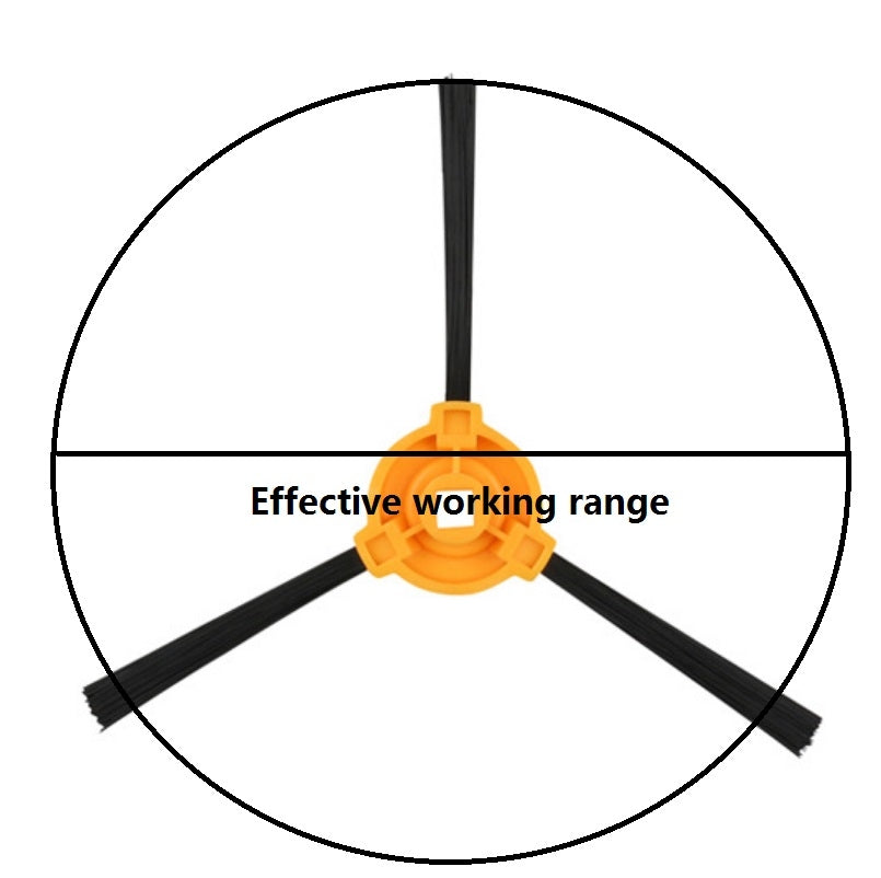 3 PCS Sweeping Robot Accessories Side Brush For Cobos Magic Card CEN360/Magic Card S