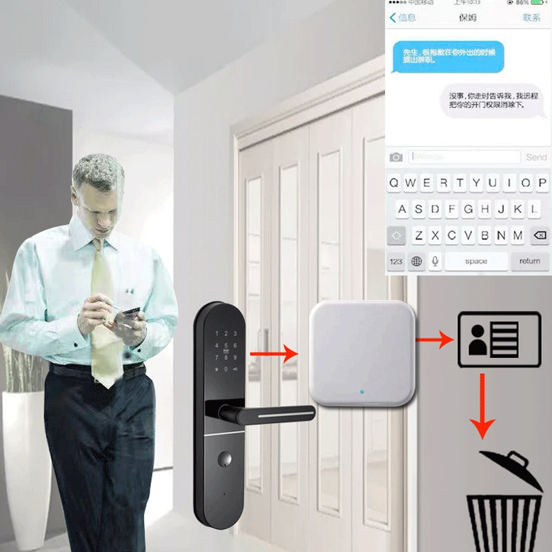 G2 2.4G WiFi Smart Password Lock Gateway(White)