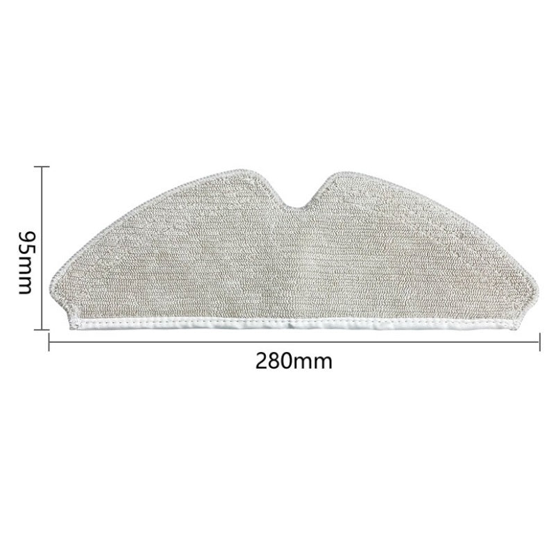 2 PCS Sweeping Robot Washable Mop For Proscenic M7 Pro