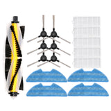 Sweeper Accessories For Proscenic 811GB 911S, Specification? 1 Main Brush+3 Pair Side Brush+5 Filter+4 Rags