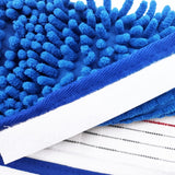 2 PCS Chenille Wet And Dry Flip Mop Replacement Cloth Cover Suitable For O-Cedar