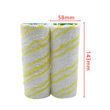 1 Pair HJ-PJ-0118 Washing Machine Accessories Cleaning Brush Roller Set For Ka/Rcher FC3D FC5