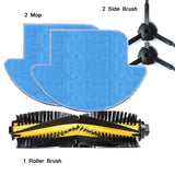 5 PCS/Set Smart Sweeper Roller Brush + Side Brush + Mop For ILIFE V7S Pro