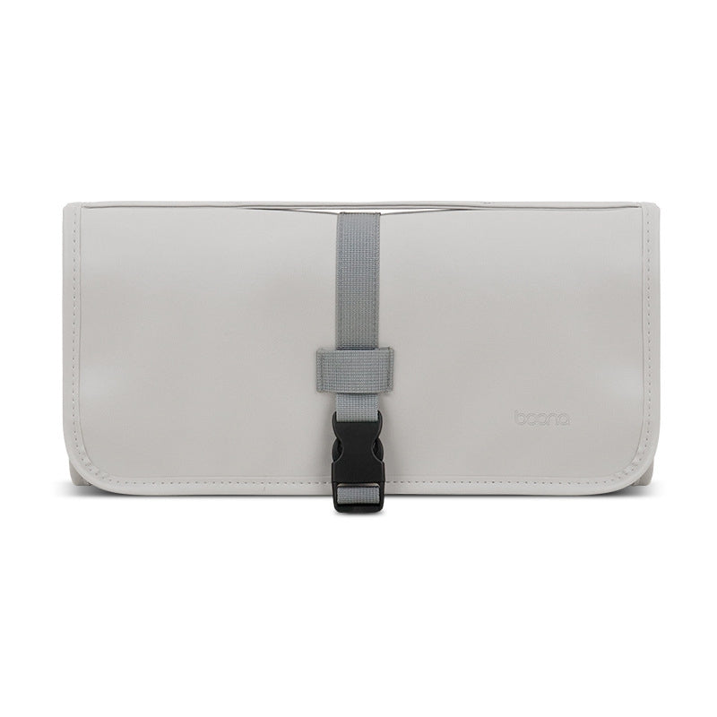 Baona BN-DS004 PU Leather Portable Storage Bag For Dyson Hair Curler(Grey)