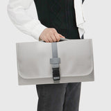 Baona BN-DS004 PU Leather Portable Storage Bag For Dyson Hair Curler(Grey)