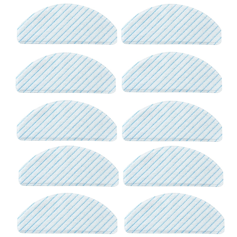 10 PCS Rag Mop Cloths For Ecovacs Deebot T8 Series