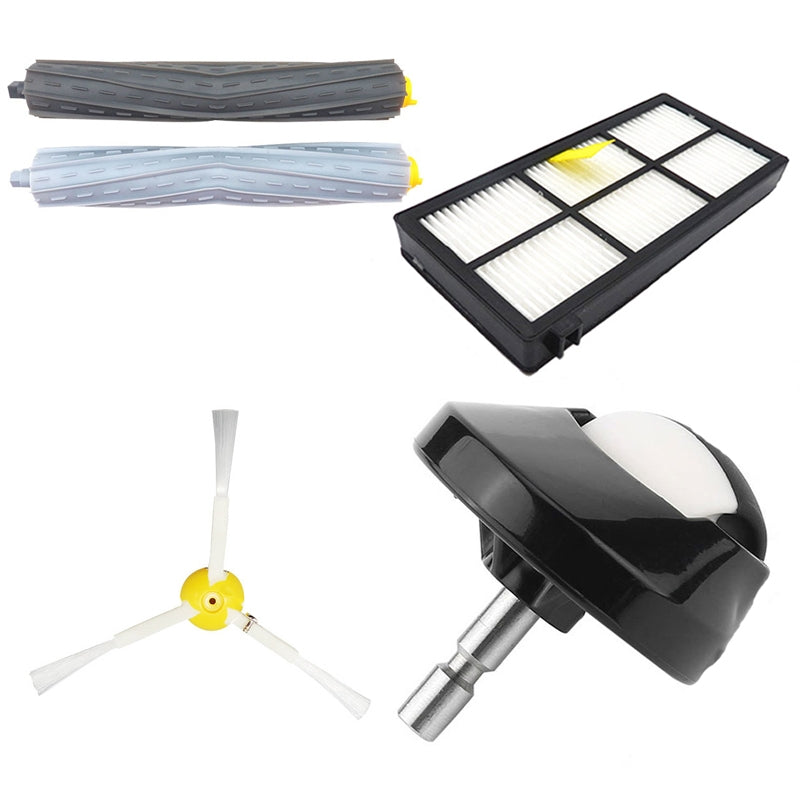 1 Pair Main Brush XR319 Sweeping Robot Accessories For iRobot 8 Series / 9 Series