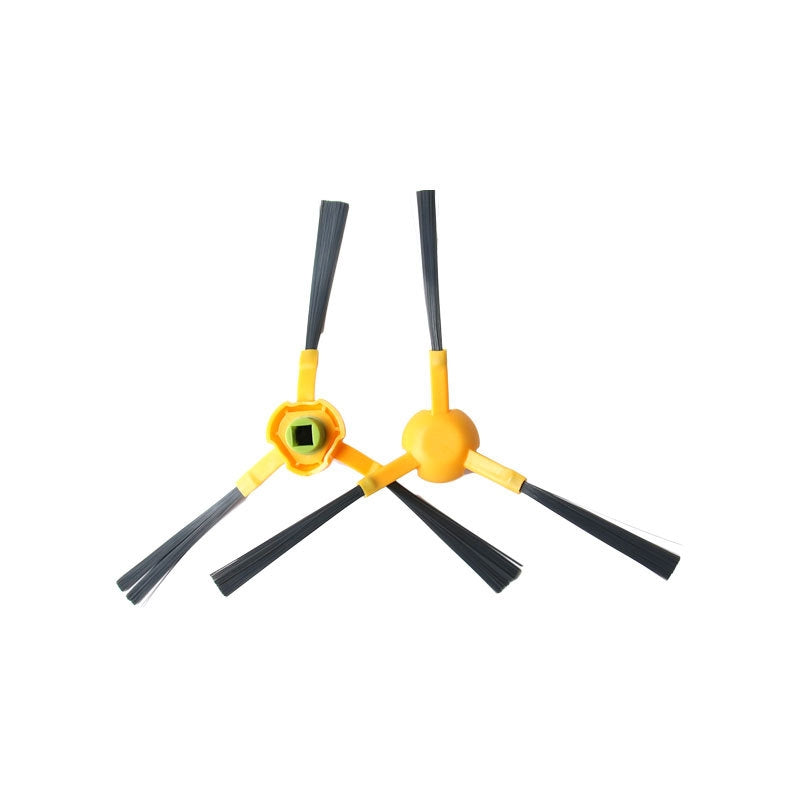 2pairs Yellow Side Brush Accessories For ECOVACS DEEBOT DT85 / DT83  Vacuum Cleaner