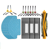 2pairs Yellow Side Brush Accessories For ECOVACS DEEBOT DT85 / DT83  Vacuum Cleaner