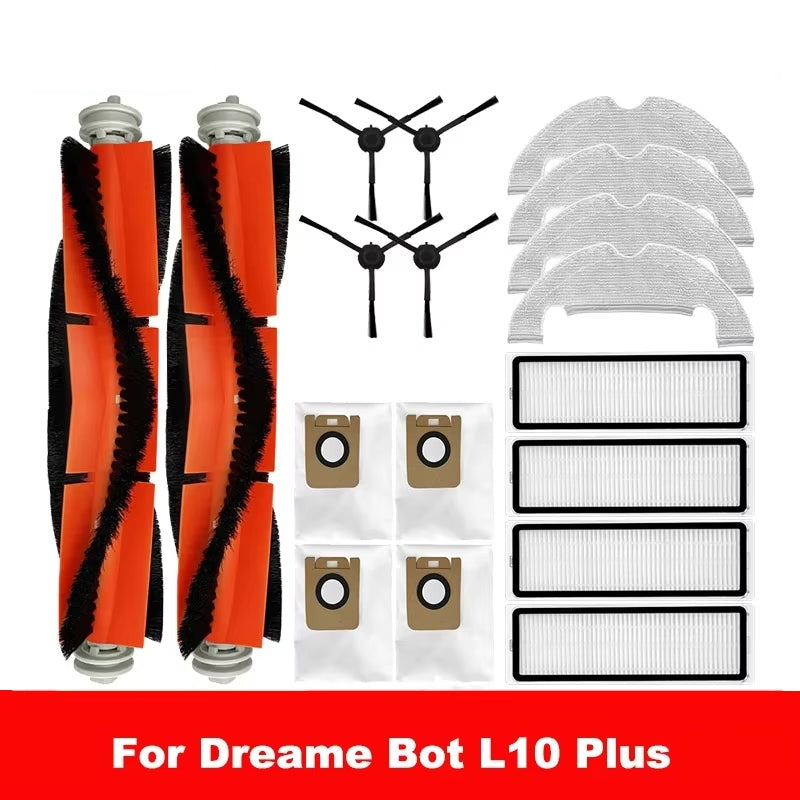 4 PCS Side Brush Replacement Accessories for Xiaomi Dreame L10 Plus
