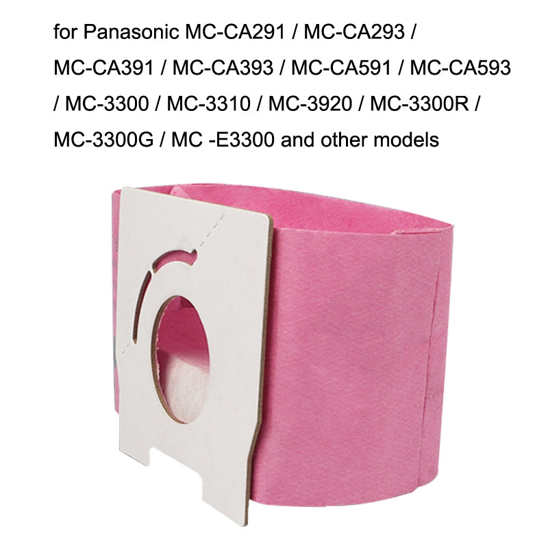 15PCS Dust Bag Paper Bag Vacuum Cleaner Accessories For Panasonic MC-CA291/321/293/391/C-13