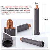 13.4cm Upgraded Long Barrel Curling Iron for Dyson i.d./HD01/02/03/04/08 Hair Dryer  30mm Gold