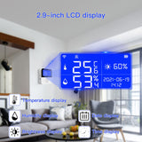 Tuya WIFI Temperature And Humidity Sensor With 2.9inch LCD Display,Spec: Only Sensor