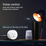 Tuya Smart App Wifi Smart Socket Phone Remote Timing Voice Switch Supports Alexa UK Plug, Style: 16A Power Model