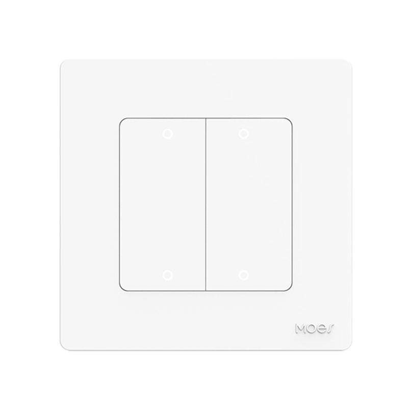 Tuya ZigBee Smart Single-fire Zero-fire Sharing Timing Voice Wall Switch EU Plug, Style: 4 Ways (White Scene Casual Post)
