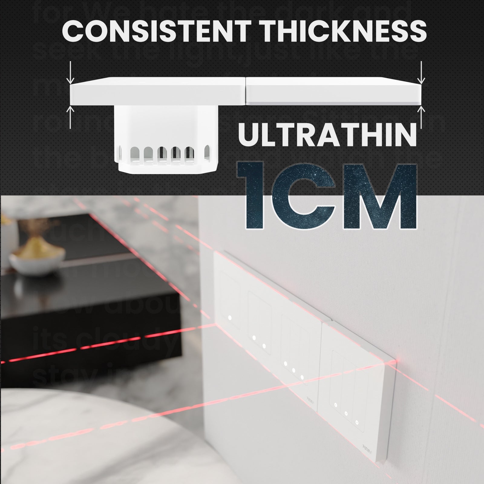 Tuya ZigBee Smart Single-fire Zero-fire Sharing Timing Voice Wall Switch EU Plug, Style: 4 Ways (White Scene Casual Post)