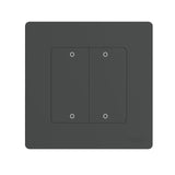 Tuya ZigBee Smart Single-fire Zero-fire Sharing Timing Voice Wall Switch EU Plug, Style: 4 Ways (Gray Scene Casual Post)