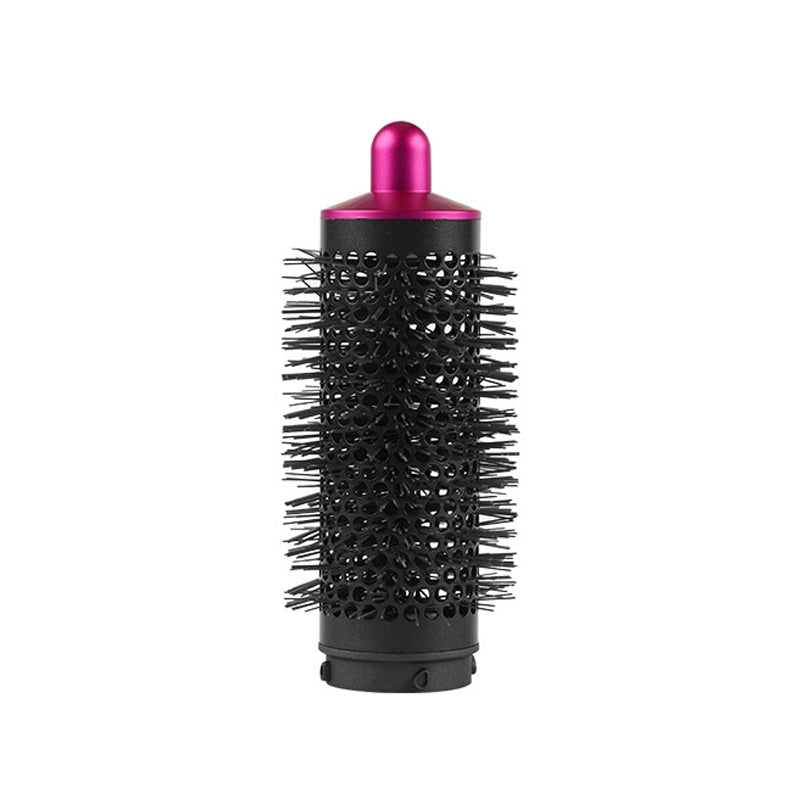 For Dyson Airwrap Cylinder Comb Hair Dryer Curling Attachment(Black Red)