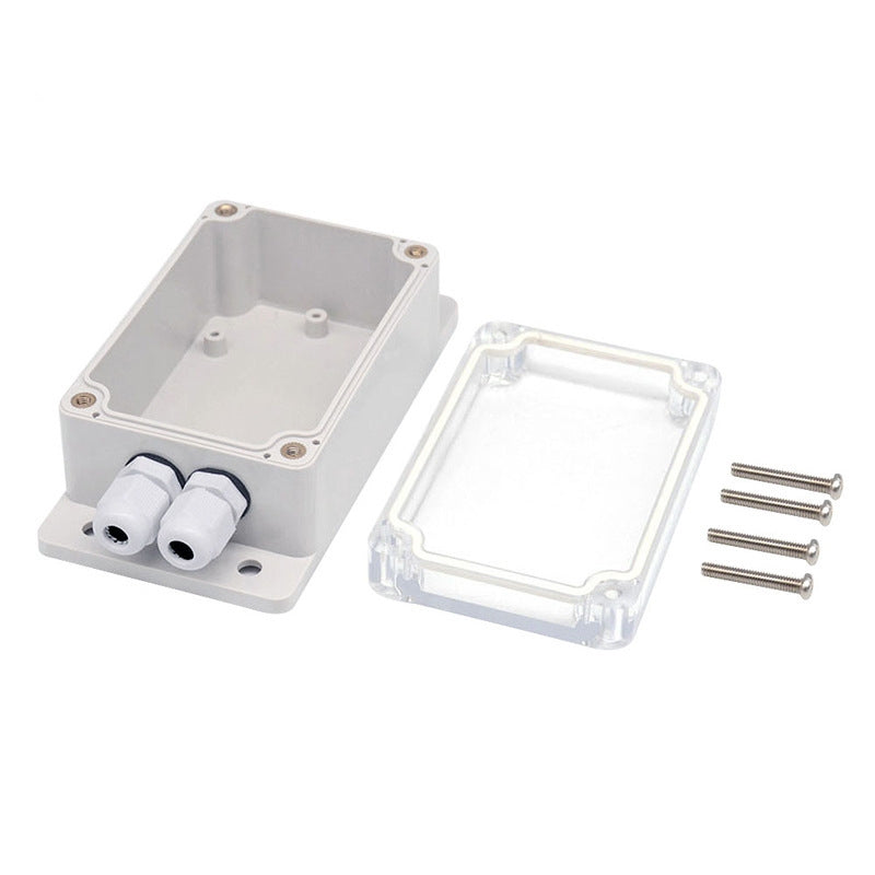 2pcs Switch Modified Part IP66 Waterproof Shell Transparent Upper Hole PG7+Wiring Port