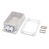 2pcs Switch Modified Part IP66 Waterproof Shell Transparent Upper Hole PG7+Wiring Port