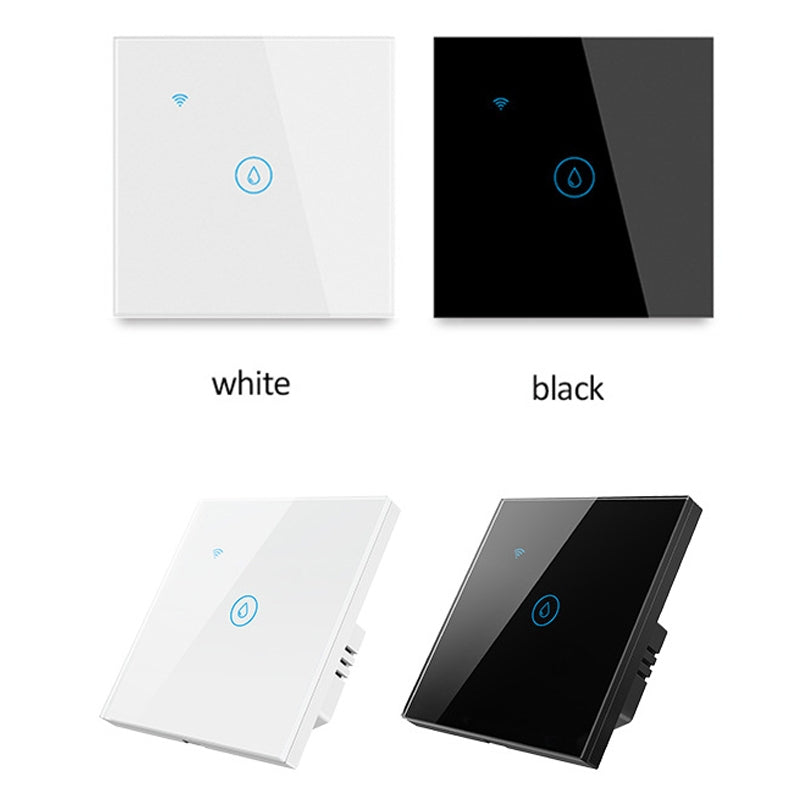 ZigBee 20A Water Heater Switch Black High Power Time Voice Control EU Plug